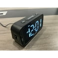 thumbnail image 5 of AuroraCalm Digital Alarm Clock for Bedroom - Large Big Numbers for Seniors, Adjustable Volume Loud Dual Alarm Clock for Heavy Sleepers Adults (White Digits), 5 of 5