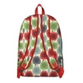 thumbnail image 3 of Cute Apple Design Travel Backpack, Classic Red Apple Pattern Daypack with Kawaii Fruit Illustration and Aesthetic Funny Print for School or Picnic, 3 of 5