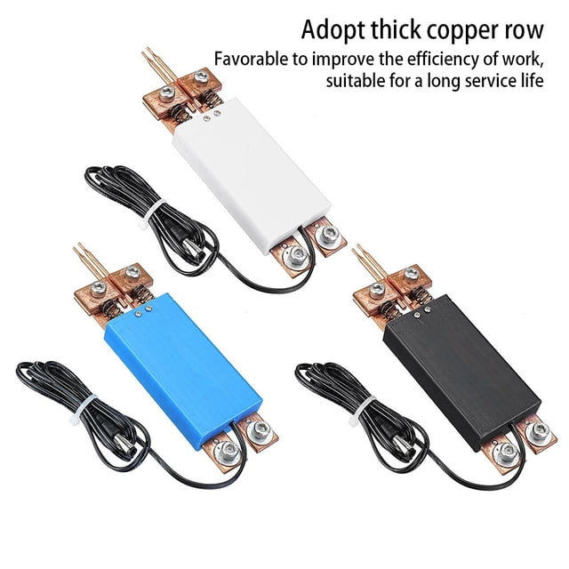 Handheld Mini Spot Welding Pen Automatic Trigger Weld Machine Build-in Switch Welder DIY Crafting Equipment Handicraft Supplies White