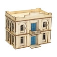 thumbnail image 1 of Kits de modelos de arquitectura a escala 1:72, rompecabezas de madera 3D, modelo de casa de madera para adolescentes 2 pisos, 1 of 9