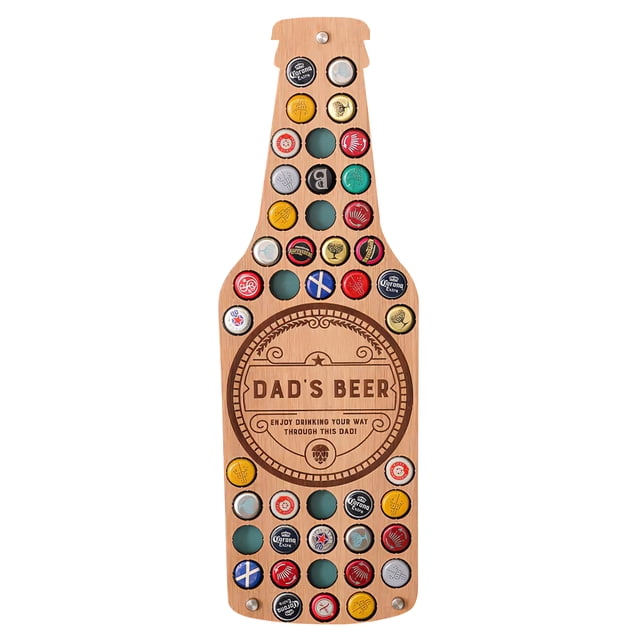 Soporte Para Tapa De Cerveza Colgante De Madera Contrachapada, Soporte Para Tapa De Botella De Cerveza, Arte Decorativo De Pared, Soporte Para Tapa, Soporte De Pared Para Tapa De Cerveza Para Hombres Scienceny HA020585-00