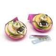 thumbnail image 3 of Graflsoa AS008P 12V Dual Tone Snail Horn for Cars, Motorcycles, and Small Vehicles - Rose Red, 2-Pack, 3 of 6