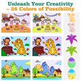 thumbnail image 4 of Juego de libros para colorear nauets, 30 patrones, 36 rotuladores, 12.2 x 8.3 pulgadas, 4 of 7