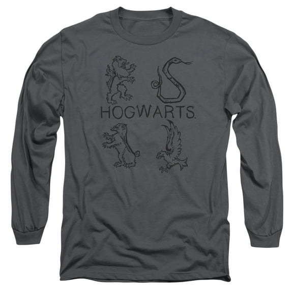 Harry Potter - Literary Crests - Long Sleeve Shirt - Large