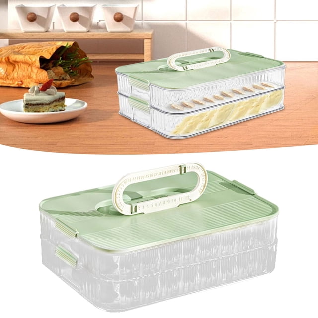 Meat Container For Fridge Lunch Meat Container For Refrigerator 3/4 Layer Cheese Storage Container With Date Recording Containers With Lids Refrigerator Food Storage Box