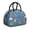 Basketball and Jersey, variant on Basketball and Jersey Blue Pattern Insulated Lunch Bag,Leakproof Large Capacity Lunch Box for Work,Picnic or Travel,11.4 X 6.7 X 8.3 Inches