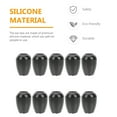 thumbnail image 2 of UPKOCH 15 Pairs of Stethoscope Replacement Pieces in Black Silicone for Veterinarians, 2 of 6