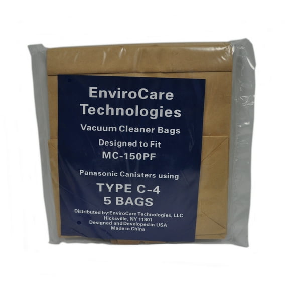 Envirocare Vacuum Bags Designed To Fit Compatible with Panasonic Type C-4 Canister Vacuum 148