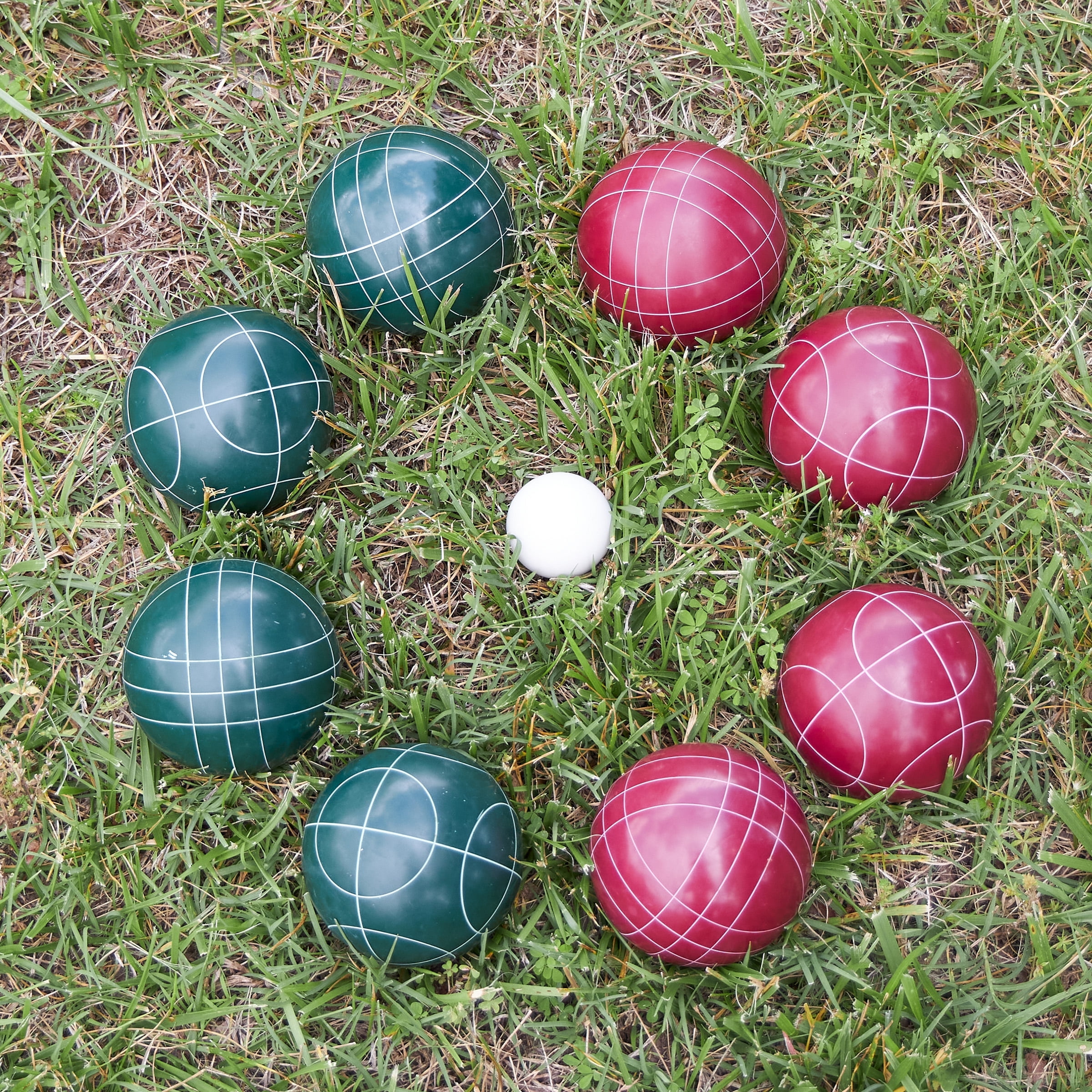 Trademark Games Regulation Bocce Ball Set with 8 Balls, Pallino, and Case