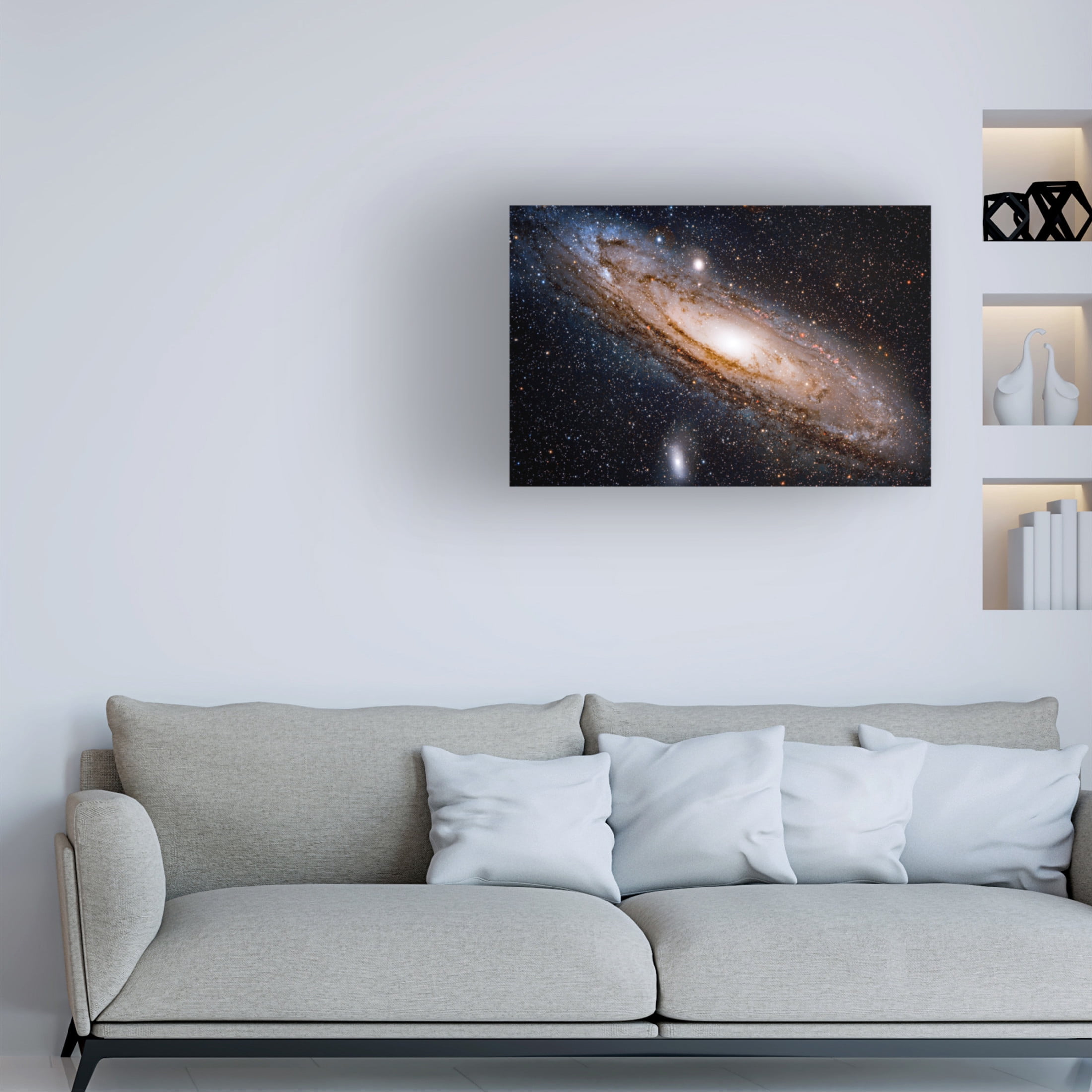 Trademark Fine Art David Dayag Andromeda Galaxy Canvas Wall Art