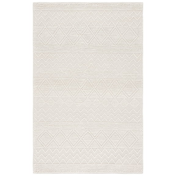 SAFAVIEH Natura Georgiana Diamond Area Rug, Ivory, 6' x 9'