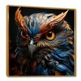 thumbnail image 2 of Designart "Portrait Of Wise Owls II" Animals Owl Floater Framed Canvas Wall Art, 2 of 5