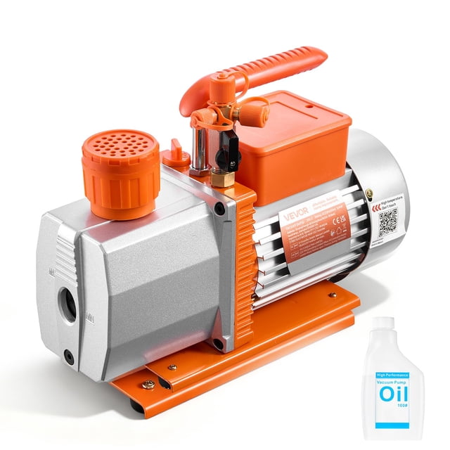 Bomba de vacío VEVOR 7 CFM 3/4 HP de dos etapas para HVAC