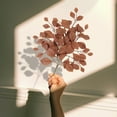 thumbnail image 4 of TIELUTT Feuilles Réalistes Feuilles Rouges Douces pour Maison Mariage Fête Vase Intérieur Extérieur Fleurs de Glycine Fleurs Tropicales Support de Fleurs de Mariage Fleurs pour Extérieur, 4 of 5