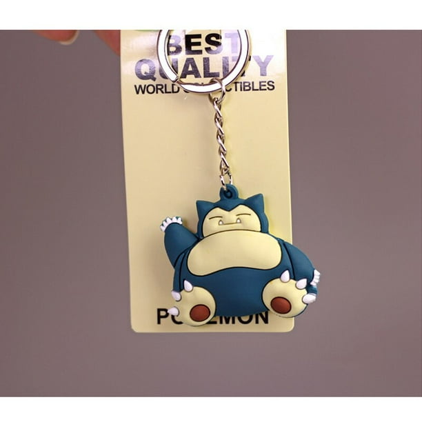 LLavero de coche de Pokémon, figura de acción de Pikachu, Squirtle, Psyduck, modelo, mochila, colgante, regalos
