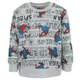 thumbnail image 3 of Marvel Avengers Spider-Man Little Boys French Terry Sweatshirt and Jogger Pants Set Toddler to Big Kid, 3 of 5