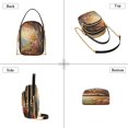 thumbnail image 4 of YAZAOO Cross Body Fashion Shoulder Waist Purse Bags Basket Of Flower by Tree Pocket Handbags, 4 of 7