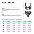 thumbnail image 2 of Kdxio Vintage American Deer Print Women's 2 Piece High Waisted Wrap Spaghetti Strap Summer Swimsuit Bikini Set-X-Large, 2 of 5
