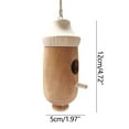 thumbnail image 2 of Fengerxian Yard Tools Clearance Wooden Hummingbird House Wooden Hanging Hummingbird House Outdoor Patio Decoration Mini Bird Bird Feeder, 2 of 2