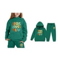 thumbnail image 5 of Child Jesus Loves You Hoodie Long Sleeve Fashion Graphic Hoodies Girls Oversize Pullover and Sweatpants 2 Piece Fall Clothes Boys 4-5Years Clothes, 5 of 5