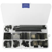 122pcs Simple IC Sockets Solder Durable Dual Row IC Socket Single Row Socket