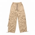 thumbnail image 6 of FNFYFH Cargo Pants Women Baggy Parachute Pants for Women Streetwear Y2K Outfits Hiking Camping Essentials, 6 of 9
