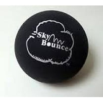 Sky Bounce Color Rubber Handballs for Recreational Handball, Stickball, Racquetball, Catch, Fetch, and Many More Games, 2 1/4-Inch, Black 12 Count