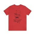 thumbnail image 2 of Merry And Bright Unisex Celebrate Christmas Jersey Classic Short Sleeve Tee, 2 of 8