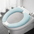 thumbnail image 2 of Sentmoon Housse de Couvercle de Toilette Coussin de Siège de Toilette Adhésif Housse de Siège de Toilette Housse de Siège de Toilette pour VR et Portable, 2 of 4