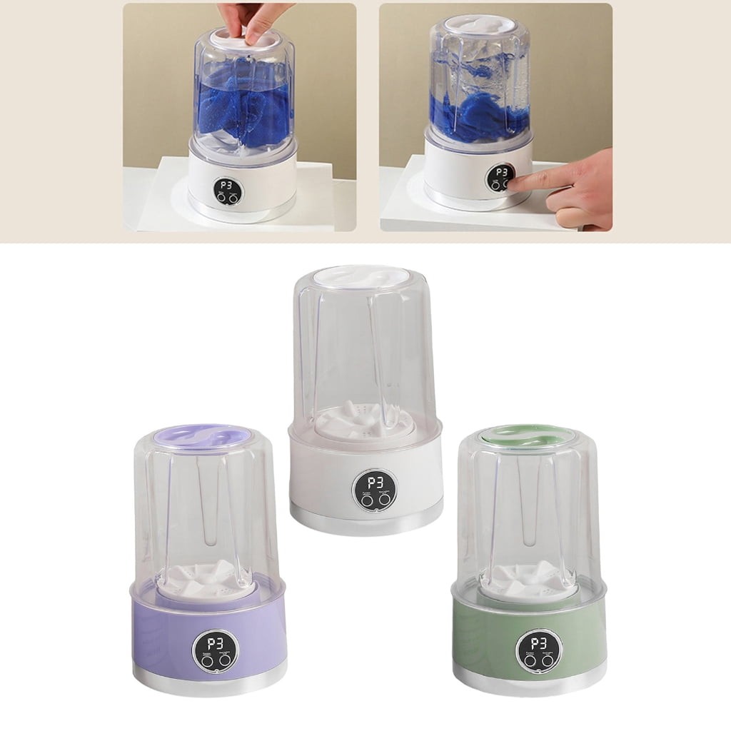 Miniature Rechargeable Clothes Washer for Delicates Socks and Towels Cordless Washing Machine Waterproof Laundry Device