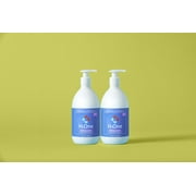 H2One Calming Lavender Scented Advanced Hand Sanitizer Gel | Made in USA | 500 ML | 16.9 OZ | 2 Pack | 75 Percent Ethyl Alcohol Based (Ethanol) | Antibacterial | Moisturizing | Pump Dispenser