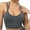 Dark Gray, variant on CAICJ98 Womens Lingerie Steel Ring Front Thin Women Bra Full Plus Cup Button Breathable Gathers Underwear No Size Comfort Bra Blue,M