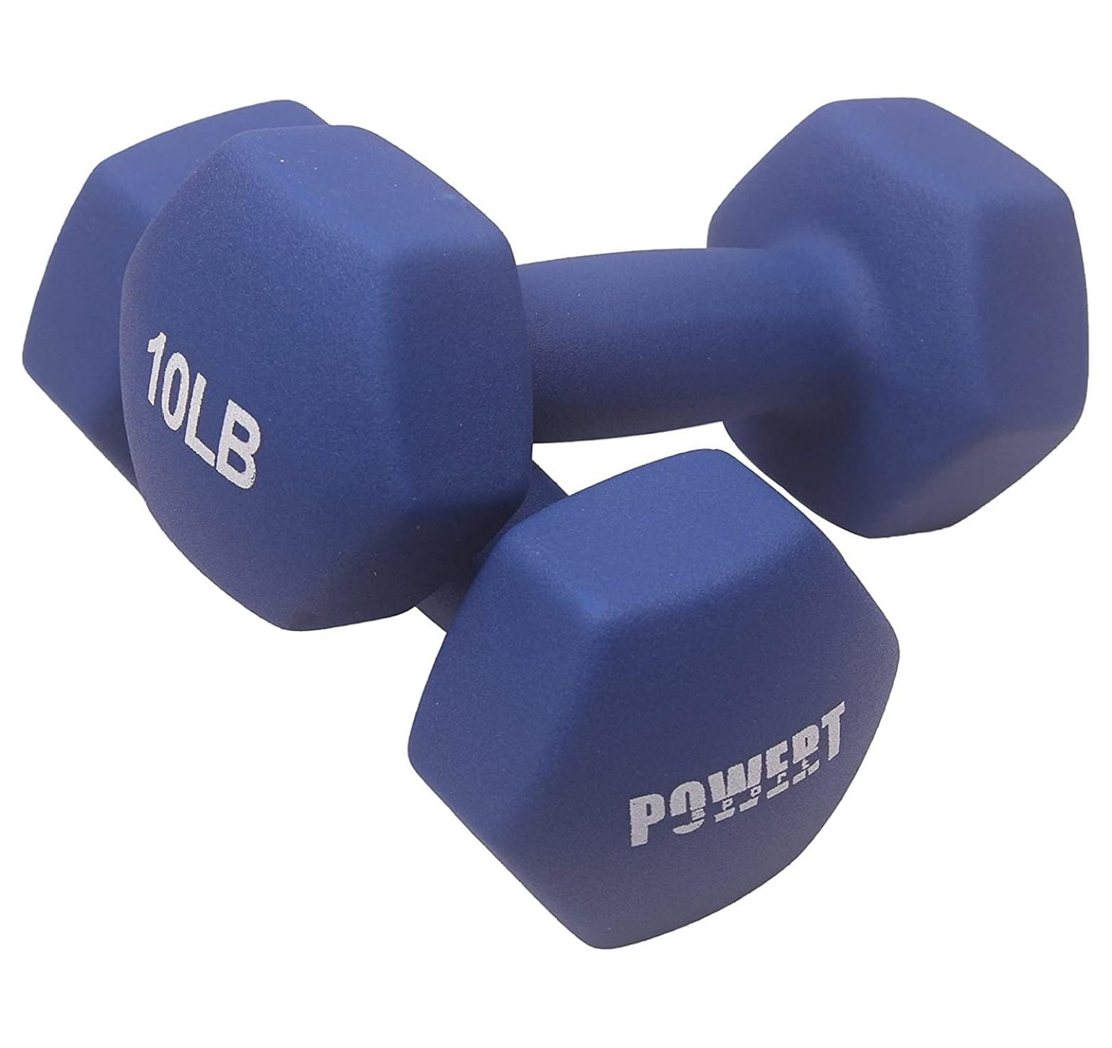 Neoprene Dumbbell Set - Coated Hand Weights for Strength Training, Hex Shape - Single Pair (2-20lbs)