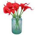 thumbnail image 1 of 20 Pack 14” de Haut Fleurs Artificielles Calla Lily Toucher Réel Tige Unique, 1 of 6