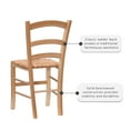 thumbnail image 6 of Linon Varney Dining Chair, Set of 2, Brown, 6 of 14