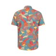 thumbnail image 3 of Mountain Warehouse - Camisa Tropical para Hombre (Naranja), 3 of 5