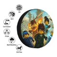 thumbnail image 4 of Power Ninjago Spare Tire Cover Universal Wheel Tire Cover Dust-Proof Waterproof Tire Protectors Accessories, 4 of 6