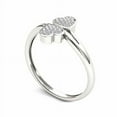 thumbnail image 2 of 1/20 Carat T.W. Diamond 10kt White Gold Heart Fashion Ring, 2 of 5