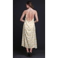 thumbnail image 4 of Bimba Robe Décontractée Teinture sur Nœuds Longue Dos Nu à Col Halter pour Femmes Imprimée Robe de Plage-TTTG, 4 of 6