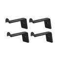 thumbnail image 2 of Cowboy Hat Rack for Wall, Wall Mounted Hat Holder with 4 Sturdy Hooks, Space-Saving Hat Storage for Entryway, Closet, Or Truck, Set of 4 with Mounting Screws, 2 of 5
