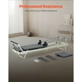 thumbnail image 3 of VEVOR Foldable Pilates Reformer Pilates Machine Home Gym Equipment with Resistance, 3 of 9