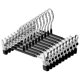thumbnail image 1 of Percha Metal para Pantalones Antideslizante Ygjytge Ahorra Espacio Acero Inoxidable Negro 10 Uds, 1 of 7