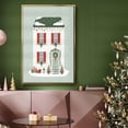 thumbnail image 6 of Festive Front Door IV - Framed Gallery Wrapped Holiday Canvas - 17 x 25 - Gold Frame, 6 of 8