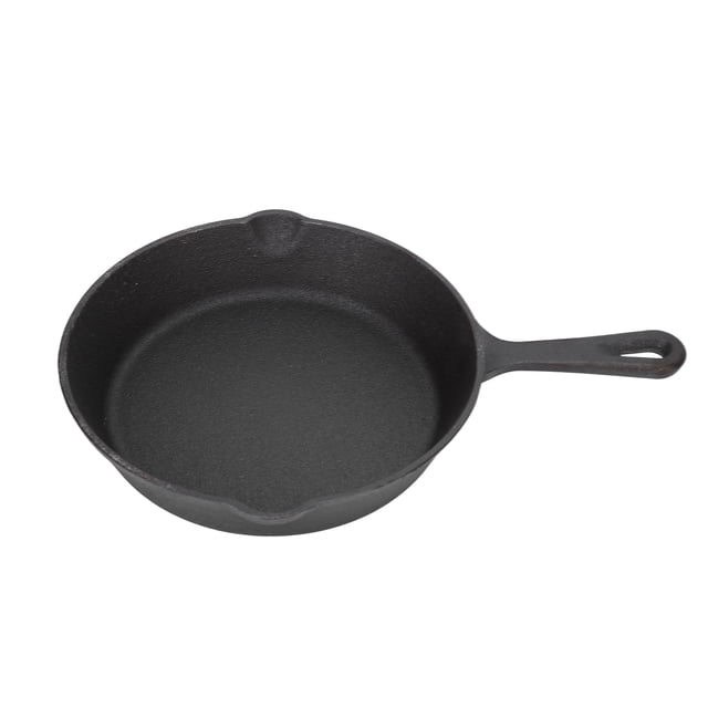 Cast Iron Skillet, Sturdy Durable Mini Cast Iron Skillet Uniform Heating Oven Safe Widely Used For Serving For Baking For Cooking