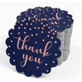 thumbnail image 4 of Inkdotpot Or Rose Papier Feuille Accrocher Tags Merci Douche Nuptiale Faveur Tags 100 Pièce, 4 of 6