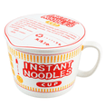 thumbnail image 1 of Taza de fideos instantáneos con diseño de estilo japonés, olla para cocinar ramen apta para microondas con tazón multiusos, tazón grande para sopa de fideos para un fácil cuidado y una cena versátil, 1 of 5