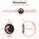 thumbnail image 5 of Reloj inteligente AGPTEK para mujer IP68 impermeable Android/iOS Rosa, 5 of 9