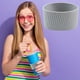 thumbnail image 4 of Funda de silicona para tazas | Resistente al calor (de -40 °C a 230 °C) | Funda protectora aislante para botellas de vidrio | Agarre vertical antideslizante | Portavasos reutilizable para bebidas, 4 of 5