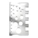 thumbnail image 4 of Identificador de tornillos, comprobador de roscas de tuercas y pernos, tabla de tamaños de tornillos de plomero, regla, herramienta de medición, 4 of 9