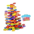 thumbnail image 4 of Blocs d'Empilage d'Arbres Jeux Interactifs Parent-Enfants Motricité Fine 400 Pcs, 4 of 9